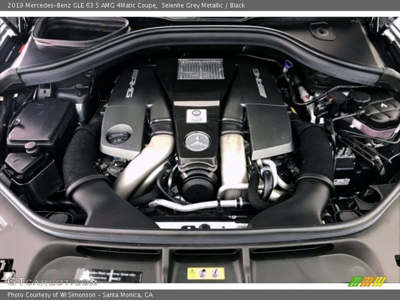 Selenite Grey Metallic / Black 2019 Mercedes-Benz GLE 63 S AMG 4Matic Coupe