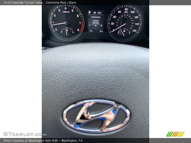 Gemstone Red / Black 2019 Hyundai Tucson Value