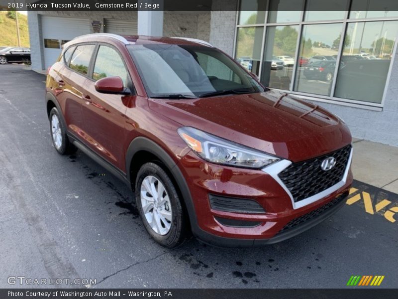 Gemstone Red / Beige 2019 Hyundai Tucson Value