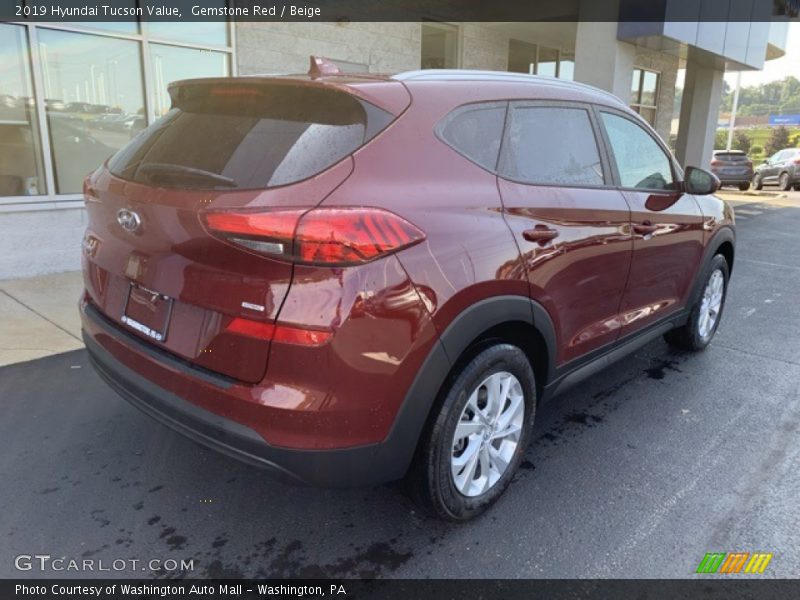 Gemstone Red / Beige 2019 Hyundai Tucson Value
