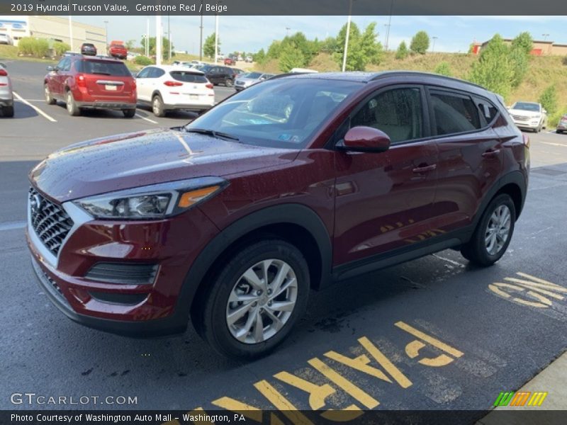 Gemstone Red / Beige 2019 Hyundai Tucson Value