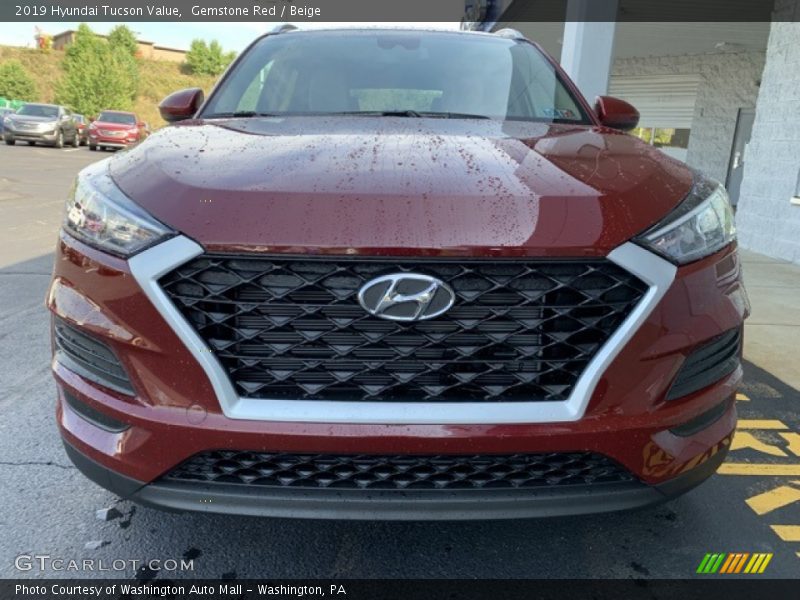 Gemstone Red / Beige 2019 Hyundai Tucson Value