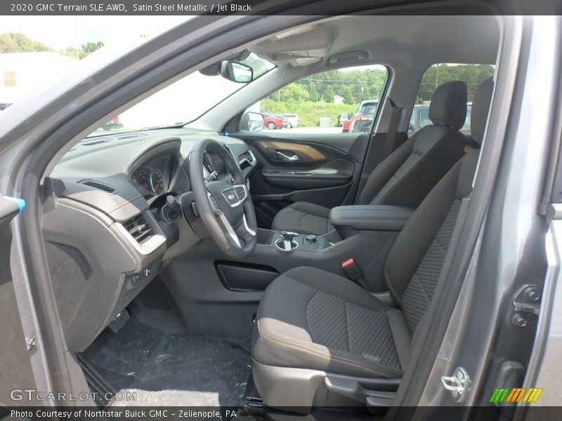 Satin Steel Metallic / Jet Black 2020 GMC Terrain SLE AWD