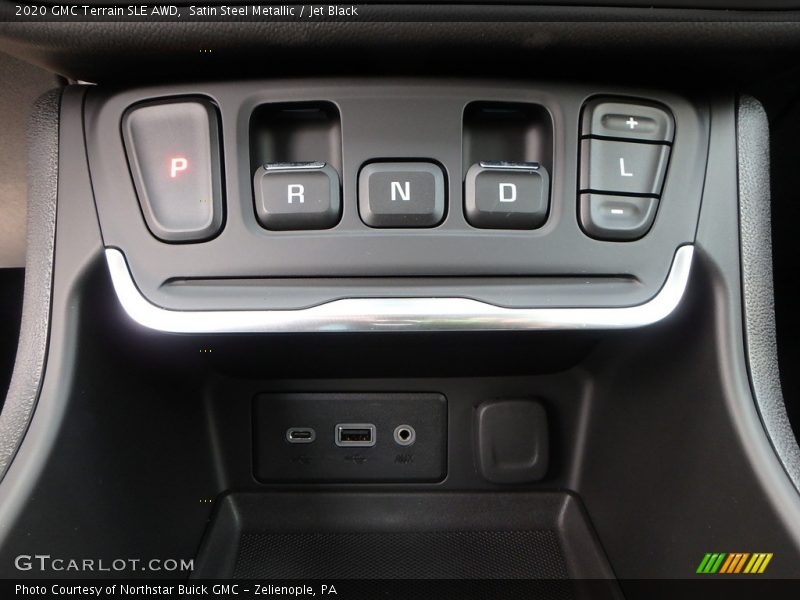 Satin Steel Metallic / Jet Black 2020 GMC Terrain SLE AWD