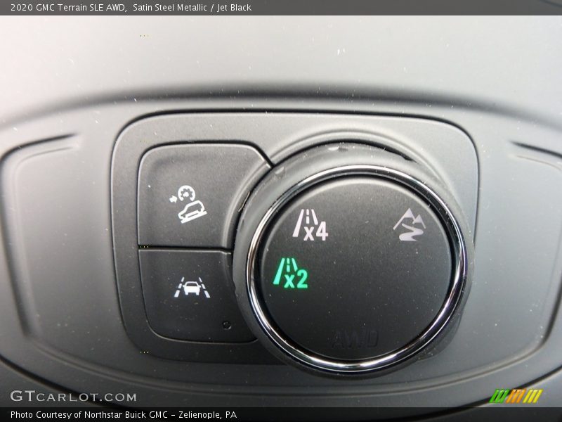 Satin Steel Metallic / Jet Black 2020 GMC Terrain SLE AWD