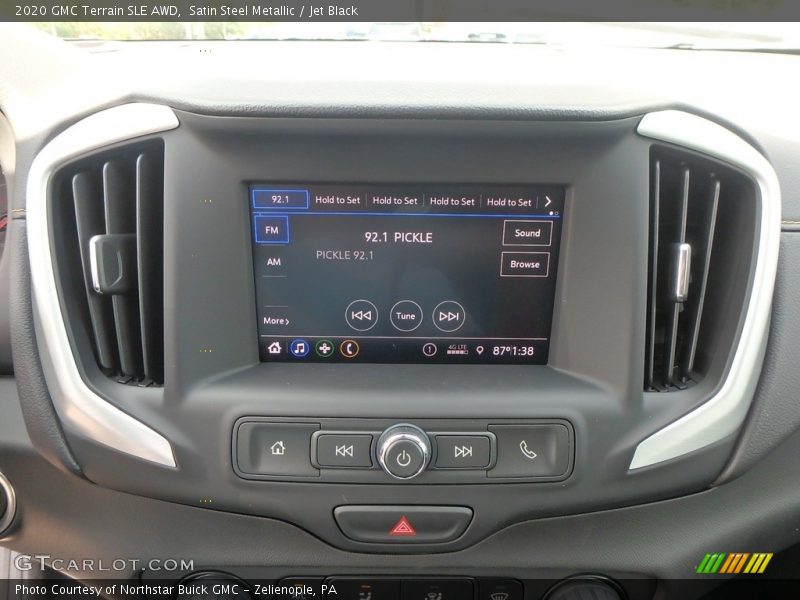 Satin Steel Metallic / Jet Black 2020 GMC Terrain SLE AWD
