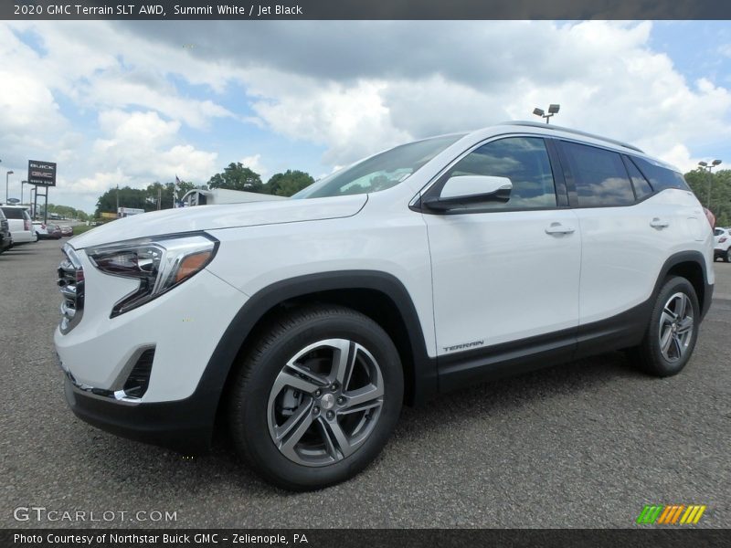 Summit White / Jet Black 2020 GMC Terrain SLT AWD