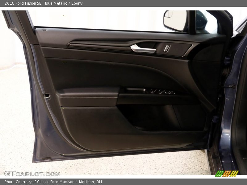 Blue Metallic / Ebony 2018 Ford Fusion SE