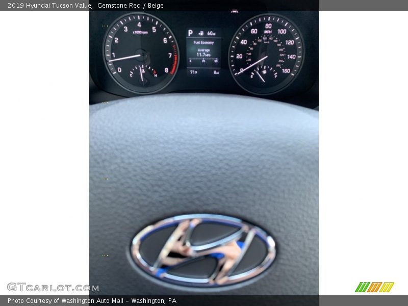 Gemstone Red / Beige 2019 Hyundai Tucson Value