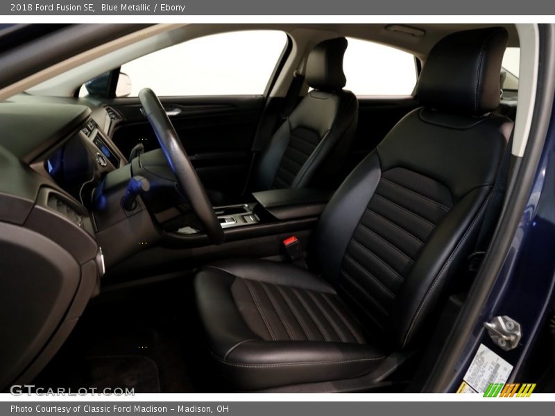 Blue Metallic / Ebony 2018 Ford Fusion SE