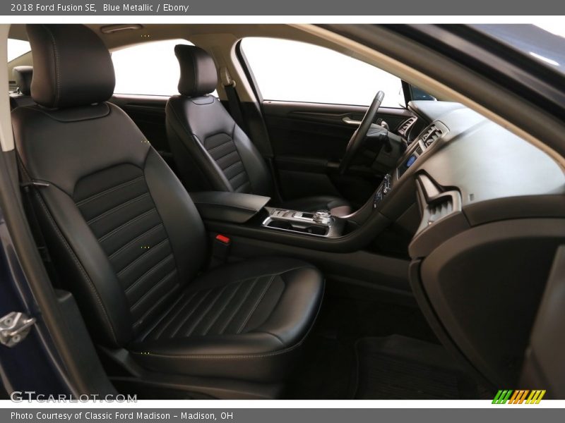 Blue Metallic / Ebony 2018 Ford Fusion SE