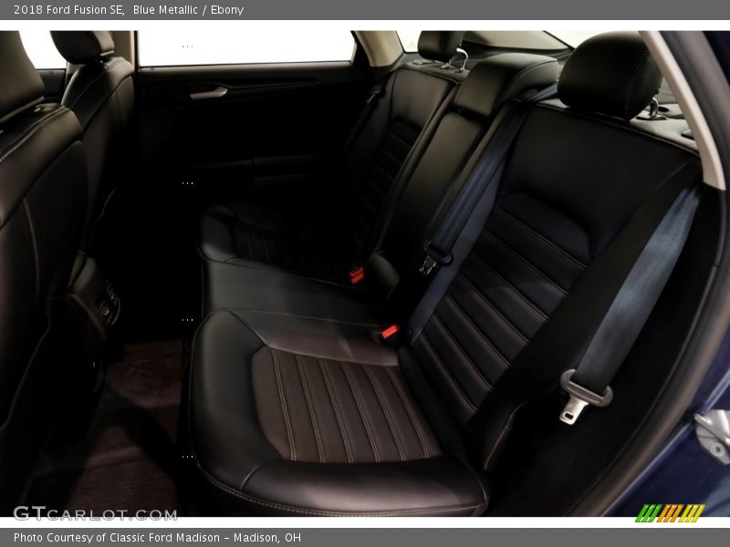Blue Metallic / Ebony 2018 Ford Fusion SE