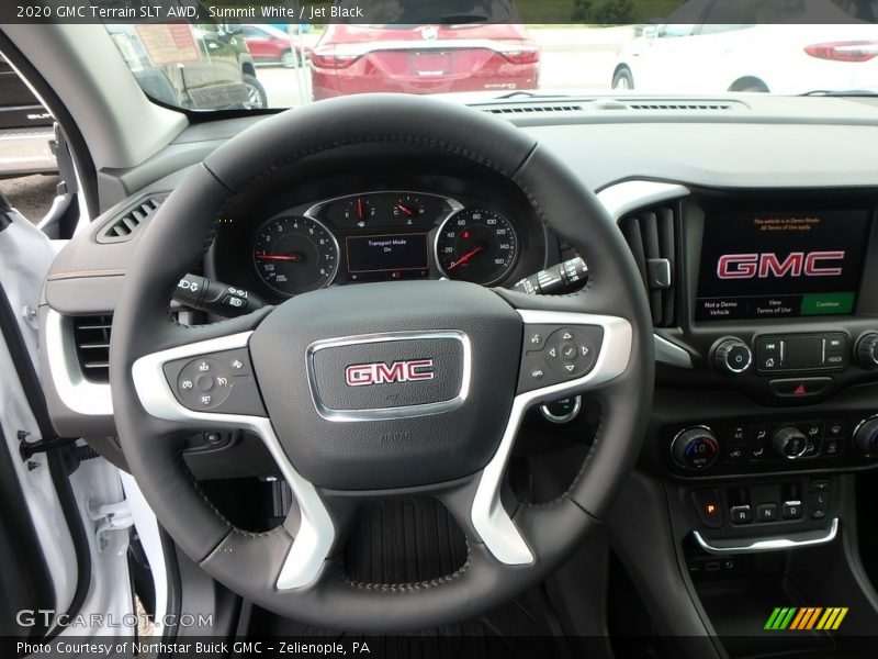 Summit White / Jet Black 2020 GMC Terrain SLT AWD