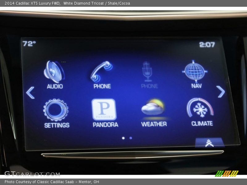 White Diamond Tricoat / Shale/Cocoa 2014 Cadillac XTS Luxury FWD