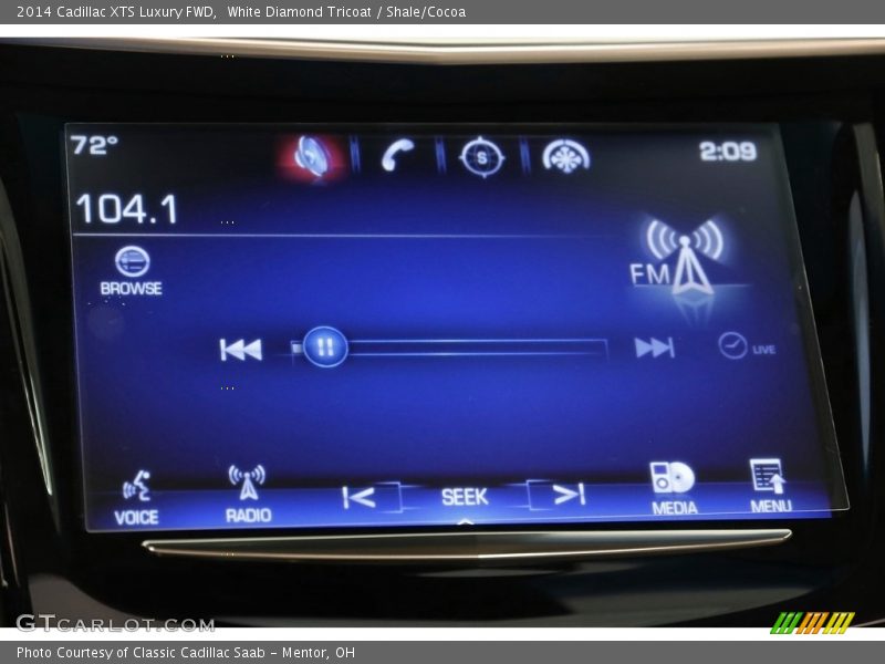 White Diamond Tricoat / Shale/Cocoa 2014 Cadillac XTS Luxury FWD