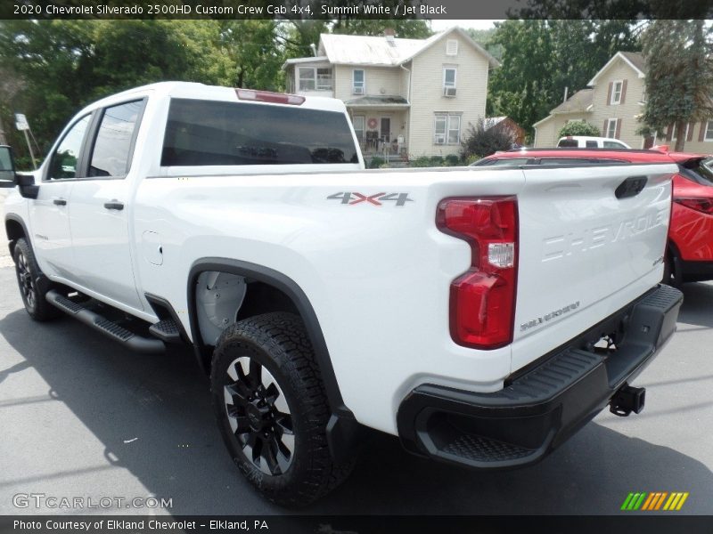 Summit White / Jet Black 2020 Chevrolet Silverado 2500HD Custom Crew Cab 4x4