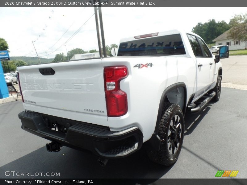 Summit White / Jet Black 2020 Chevrolet Silverado 2500HD Custom Crew Cab 4x4