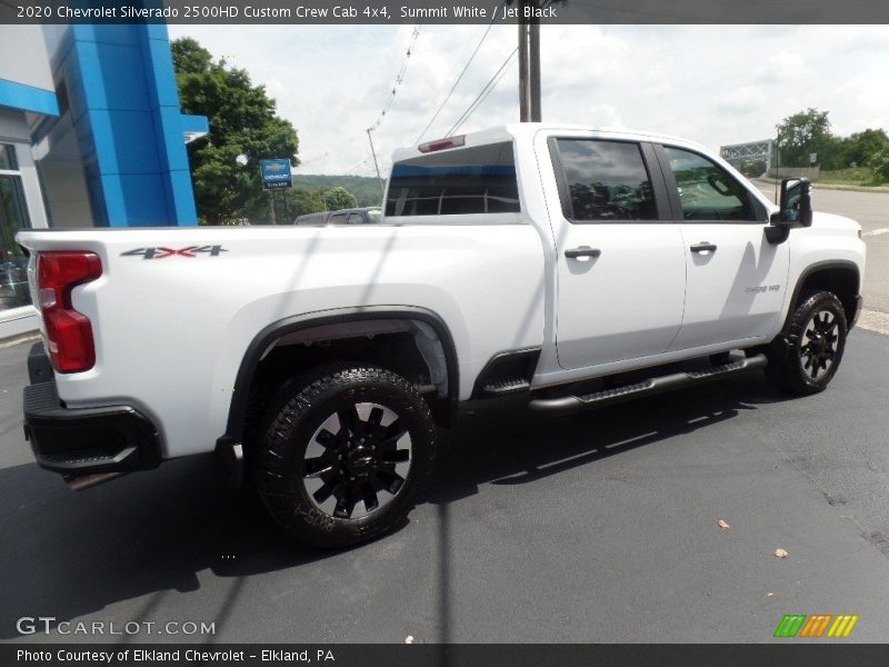 Summit White / Jet Black 2020 Chevrolet Silverado 2500HD Custom Crew Cab 4x4