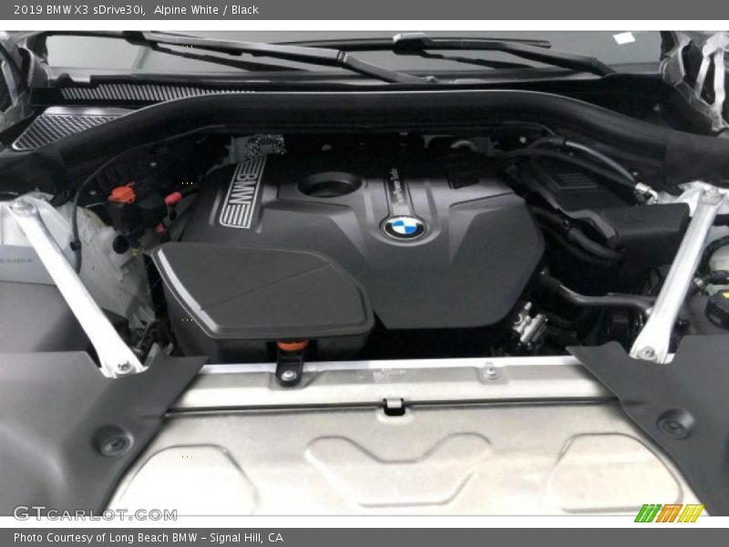 Alpine White / Black 2019 BMW X3 sDrive30i