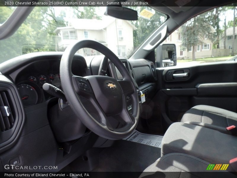 Summit White / Jet Black 2020 Chevrolet Silverado 2500HD Custom Crew Cab 4x4