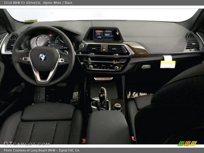 Alpine White / Black 2019 BMW X3 sDrive30i