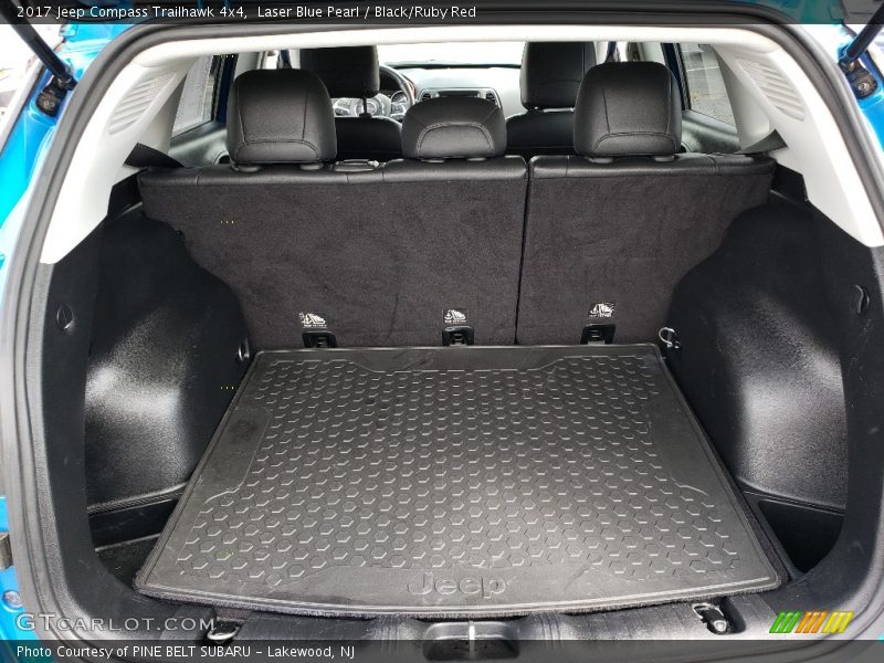 Laser Blue Pearl / Black/Ruby Red 2017 Jeep Compass Trailhawk 4x4