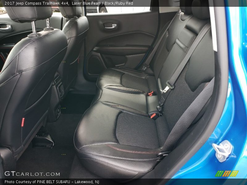 Laser Blue Pearl / Black/Ruby Red 2017 Jeep Compass Trailhawk 4x4
