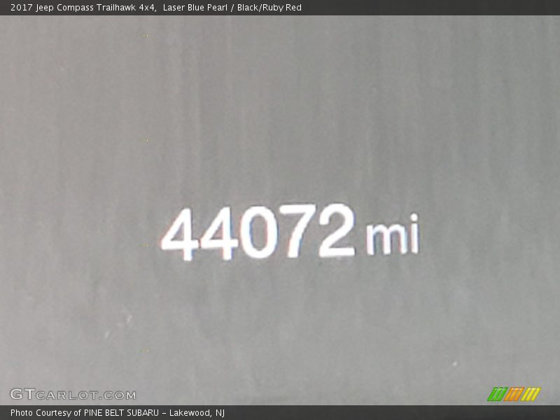 Laser Blue Pearl / Black/Ruby Red 2017 Jeep Compass Trailhawk 4x4