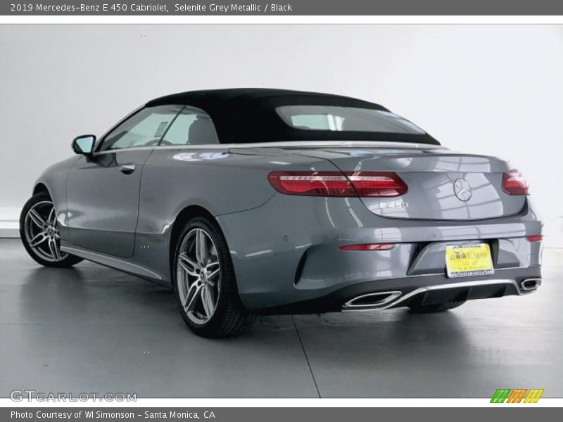 Selenite Grey Metallic / Black 2019 Mercedes-Benz E 450 Cabriolet