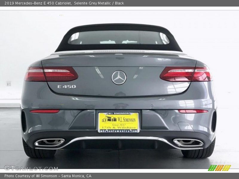 Selenite Grey Metallic / Black 2019 Mercedes-Benz E 450 Cabriolet