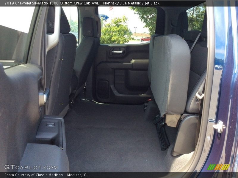 Northsky Blue Metallic / Jet Black 2019 Chevrolet Silverado 1500 Custom Crew Cab 4WD