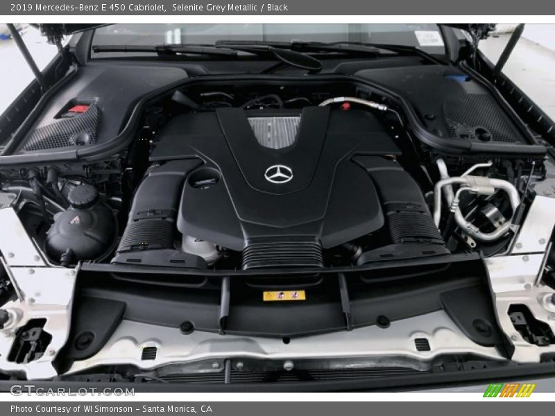 Selenite Grey Metallic / Black 2019 Mercedes-Benz E 450 Cabriolet
