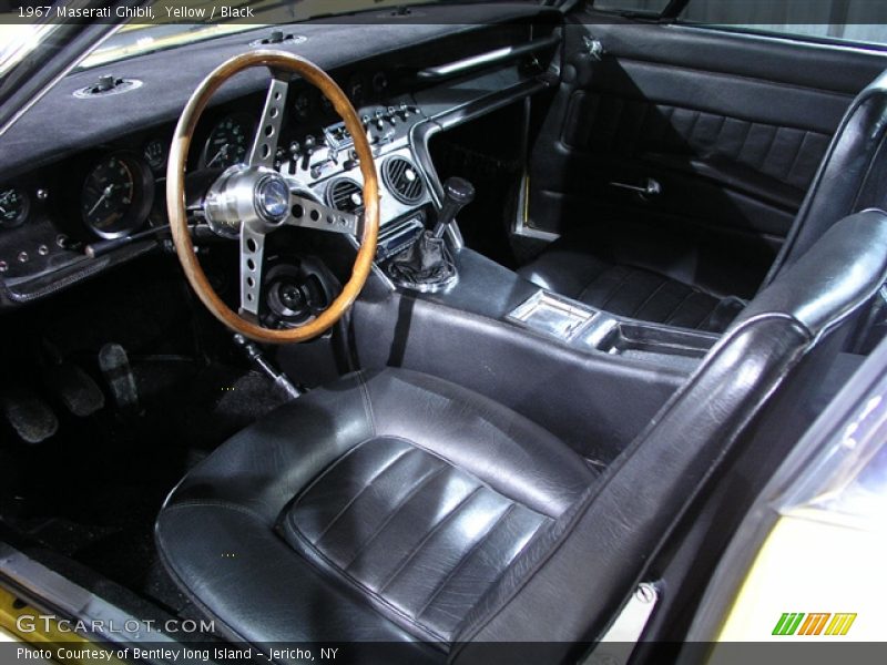 Yellow / Black 1967 Maserati Ghibli