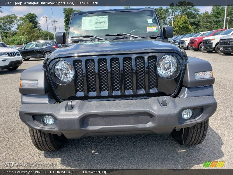 Black / Black 2020 Jeep Wrangler Unlimited Sport 4x4