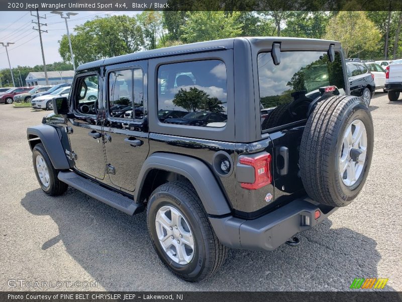Black / Black 2020 Jeep Wrangler Unlimited Sport 4x4