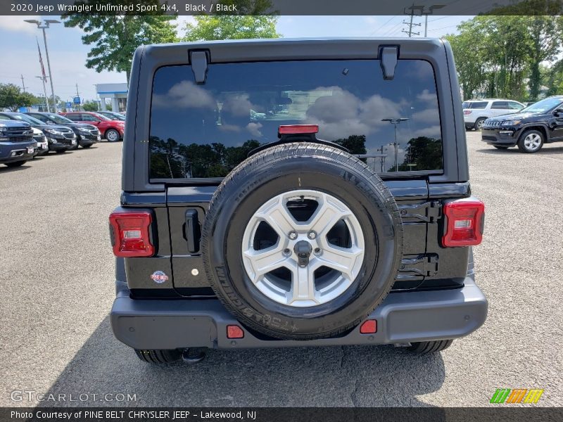 Black / Black 2020 Jeep Wrangler Unlimited Sport 4x4