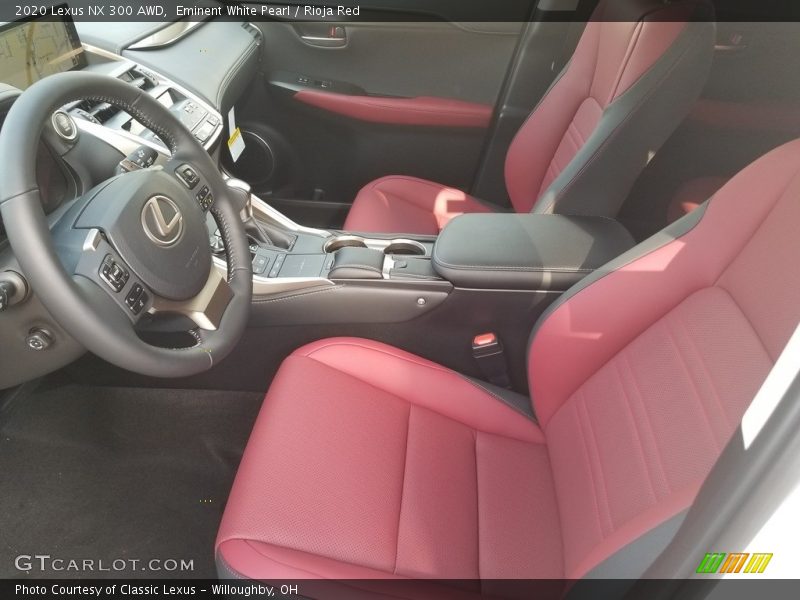 Eminent White Pearl / Rioja Red 2020 Lexus NX 300 AWD