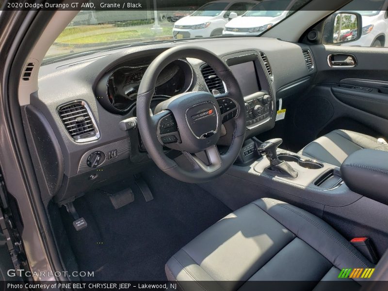 Front Seat of 2020 Durango GT AWD