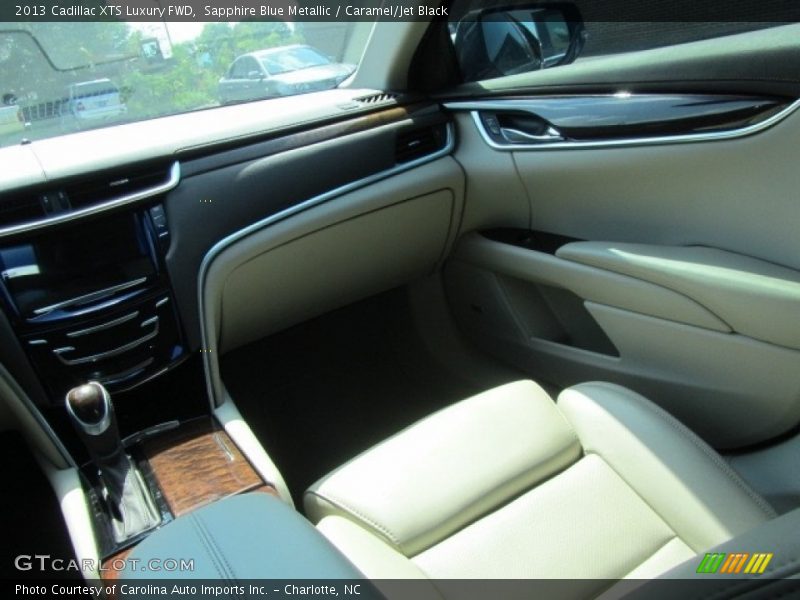 Sapphire Blue Metallic / Caramel/Jet Black 2013 Cadillac XTS Luxury FWD