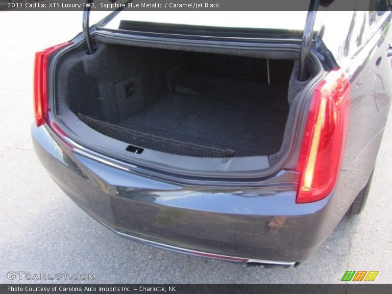 Sapphire Blue Metallic / Caramel/Jet Black 2013 Cadillac XTS Luxury FWD