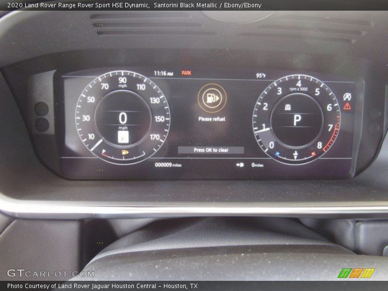  2020 Range Rover Sport HSE Dynamic HSE Dynamic Gauges