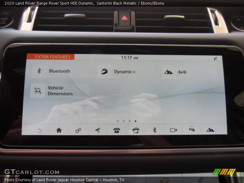 Controls of 2020 Range Rover Sport HSE Dynamic