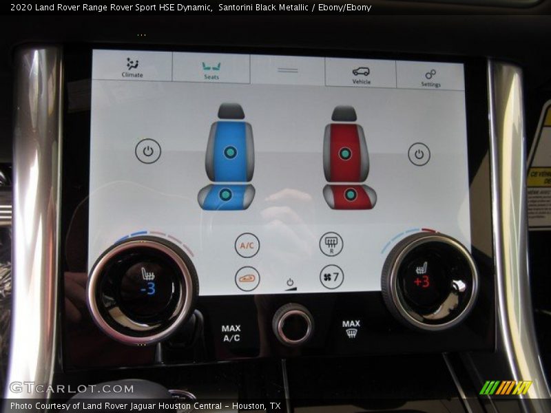 Controls of 2020 Range Rover Sport HSE Dynamic