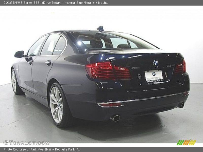 Imperial Blue Metallic / Mocha 2016 BMW 5 Series 535i xDrive Sedan