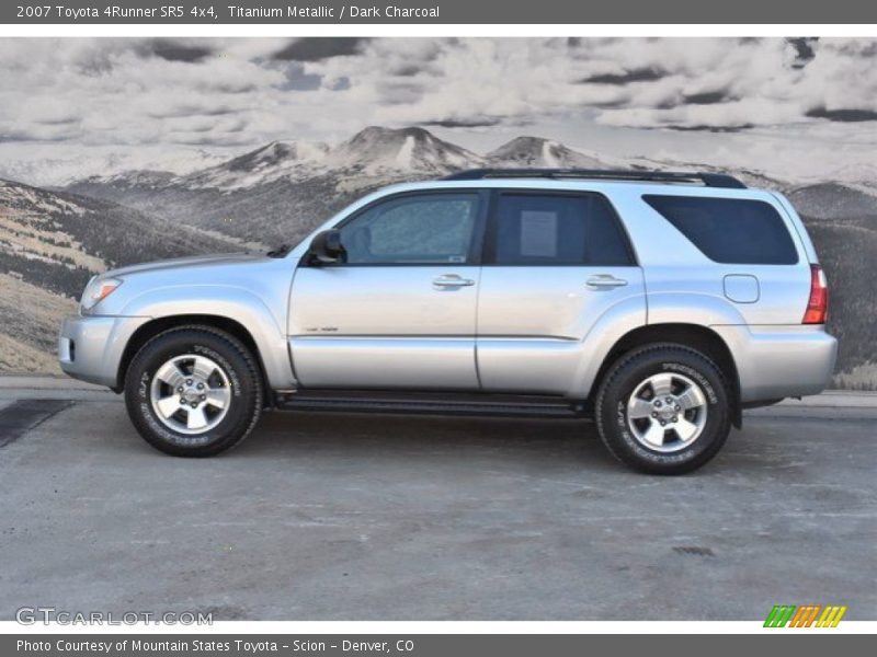 Titanium Metallic / Dark Charcoal 2007 Toyota 4Runner SR5 4x4