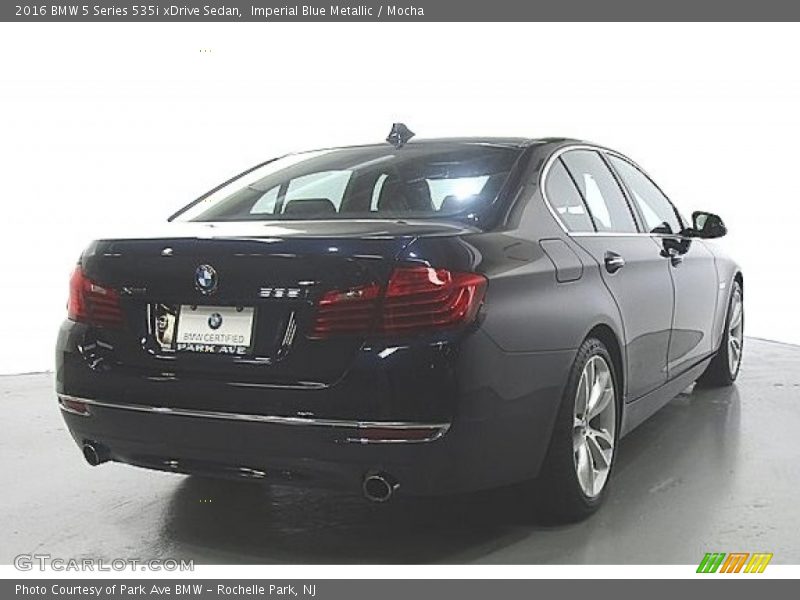 Imperial Blue Metallic / Mocha 2016 BMW 5 Series 535i xDrive Sedan