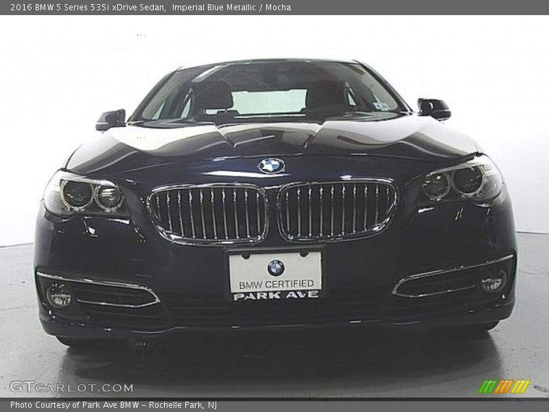 Imperial Blue Metallic / Mocha 2016 BMW 5 Series 535i xDrive Sedan