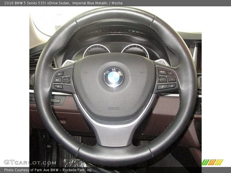 Imperial Blue Metallic / Mocha 2016 BMW 5 Series 535i xDrive Sedan