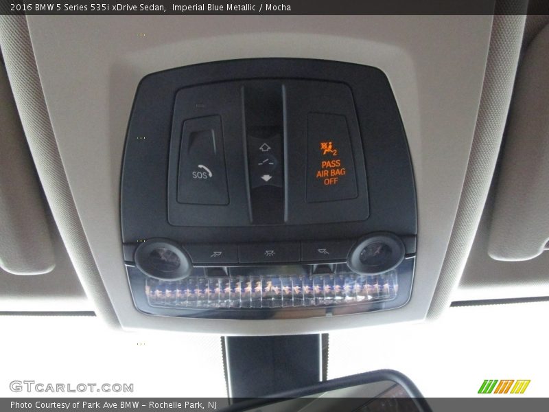 Imperial Blue Metallic / Mocha 2016 BMW 5 Series 535i xDrive Sedan