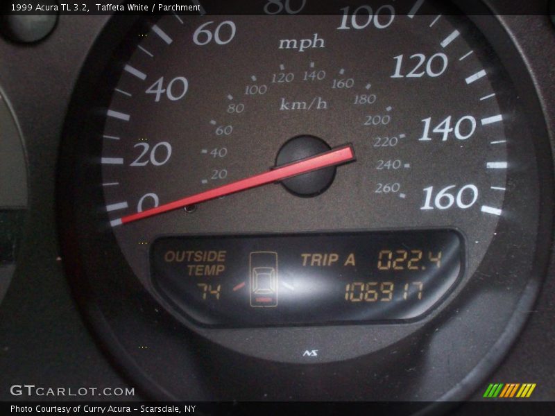 Taffeta White / Parchment 1999 Acura TL 3.2